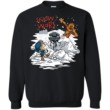 Sweatshirts Black / Small Snow Wars Crewneck Sweatshirt