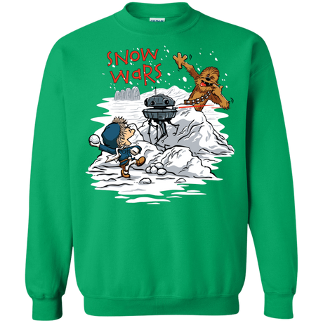Sweatshirts Irish Green / Small Snow Wars Crewneck Sweatshirt