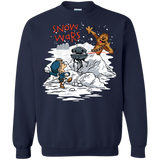 Sweatshirts Navy / Small Snow Wars Crewneck Sweatshirt