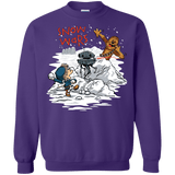 Sweatshirts Purple / Small Snow Wars Crewneck Sweatshirt