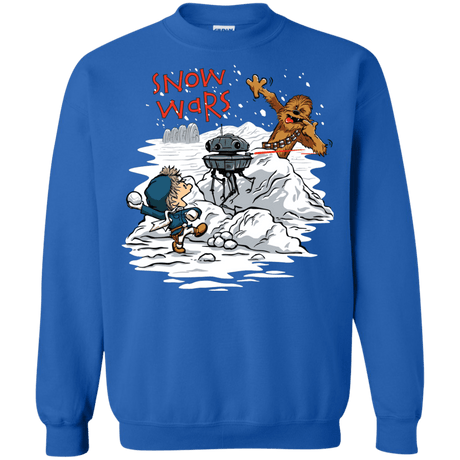 Sweatshirts Royal / Small Snow Wars Crewneck Sweatshirt