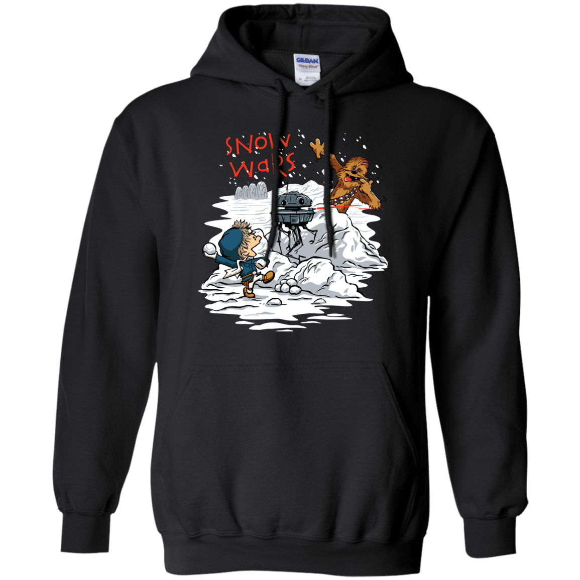 Sweatshirts Black / Small Snow Wars Pullover Hoodie