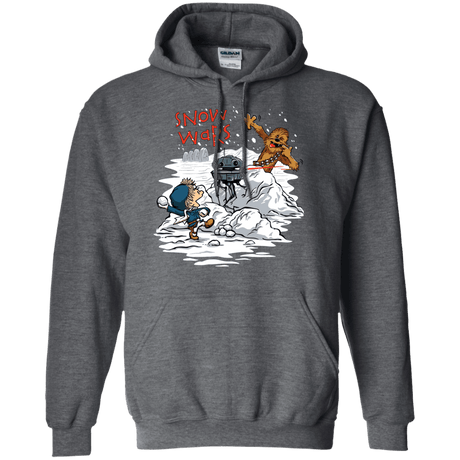 Sweatshirts Dark Heather / Small Snow Wars Pullover Hoodie