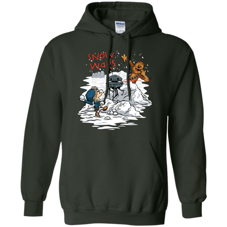 Sweatshirts Forest Green / Small Snow Wars Pullover Hoodie