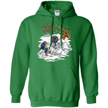 Sweatshirts Irish Green / Small Snow Wars Pullover Hoodie