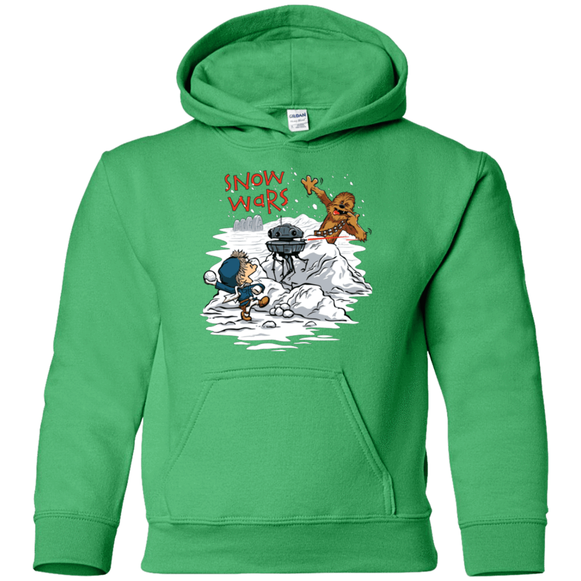 Sweatshirts Irish Green / YS Snow Wars Youth Hoodie
