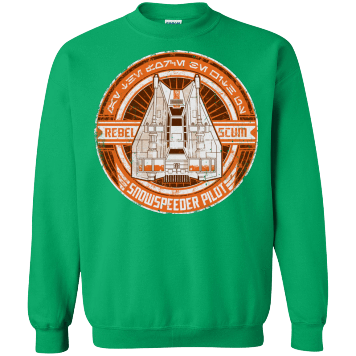 Sweatshirts Irish Green / S Snowspeeder Scum Crewneck Sweatshirt