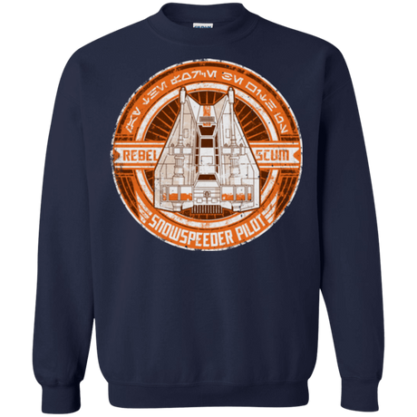 Sweatshirts Navy / S Snowspeeder Scum Crewneck Sweatshirt