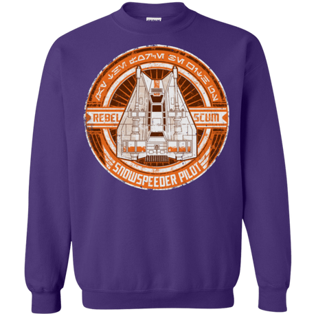 Sweatshirts Purple / S Snowspeeder Scum Crewneck Sweatshirt