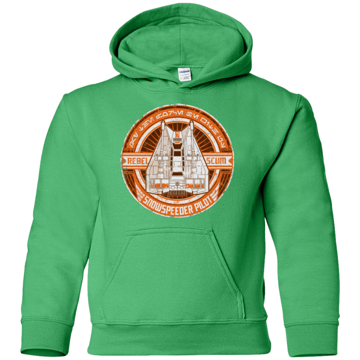 Sweatshirts Irish Green / YS Snowspeeder Scum Youth Hoodie
