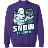 Sweatshirts Purple / S Snowtrooper Crewneck Sweatshirt