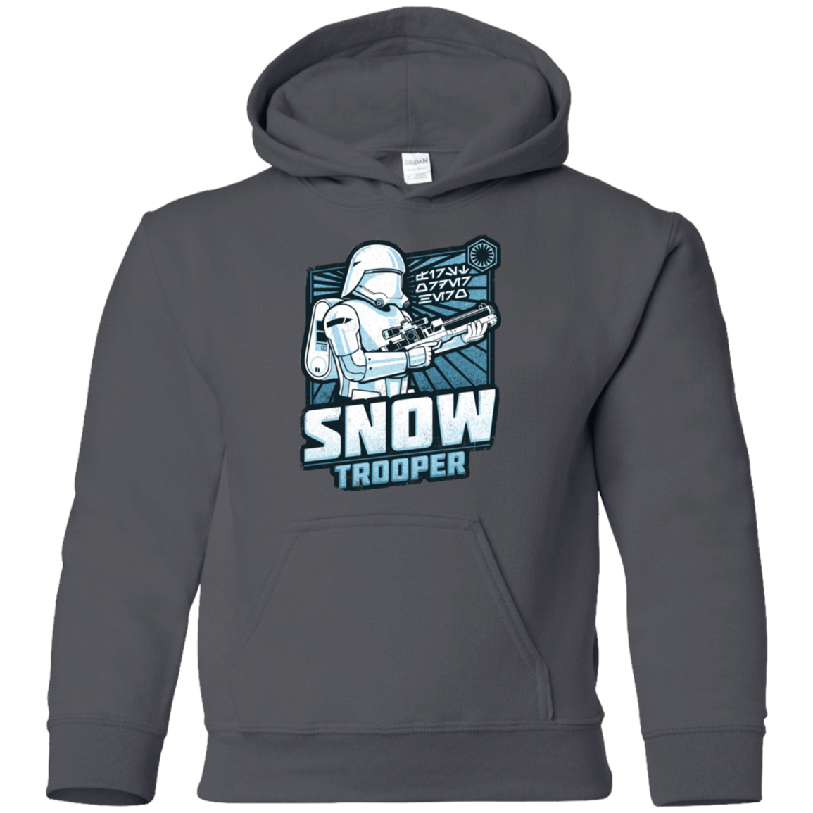 Sweatshirts Charcoal / YS Snowtrooper Youth Hoodie