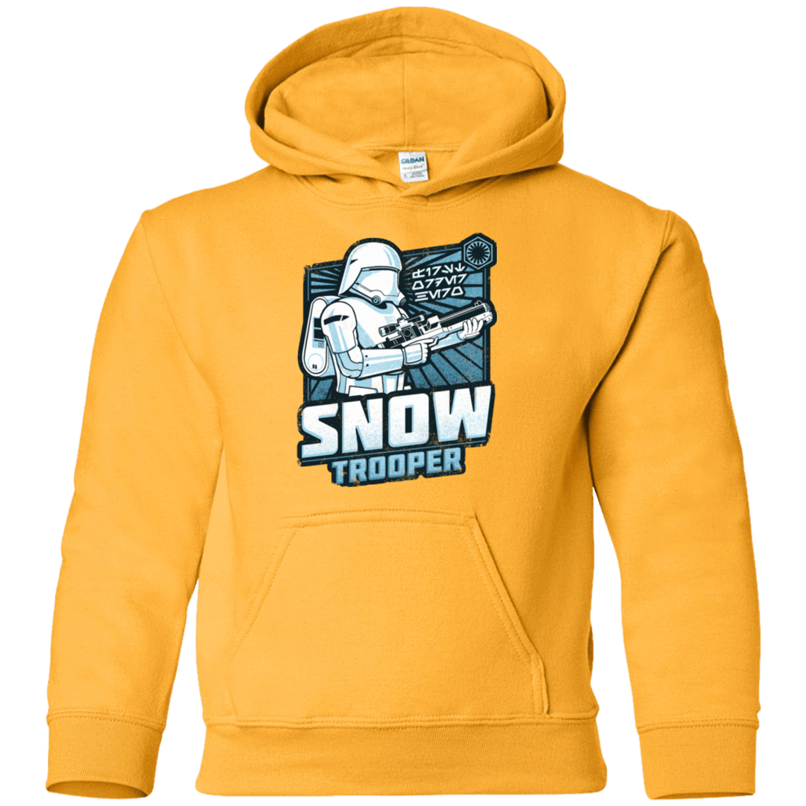 Sweatshirts Gold / YS Snowtrooper Youth Hoodie