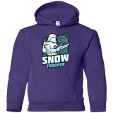 Sweatshirts Purple / YS Snowtrooper Youth Hoodie