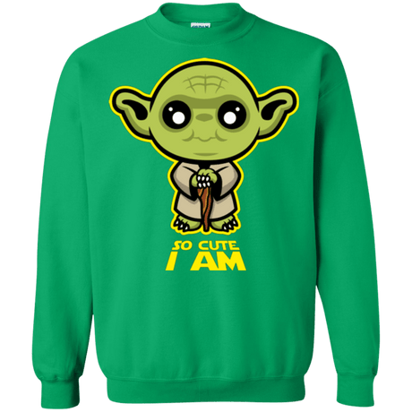 Sweatshirts Irish Green / Small So Cute I Am Crewneck Sweatshirt