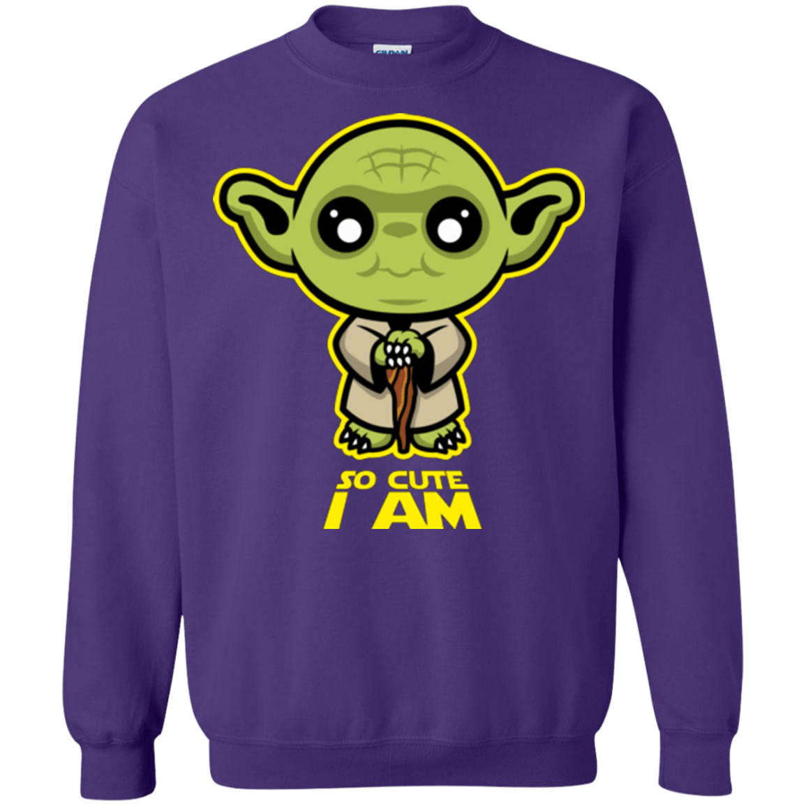 Sweatshirts Purple / Small So Cute I Am Crewneck Sweatshirt