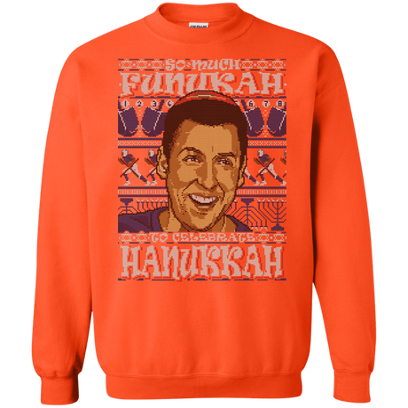 Sweatshirts Orange / Small SO MUCH FUNUKAH Crewneck Sweatshirt