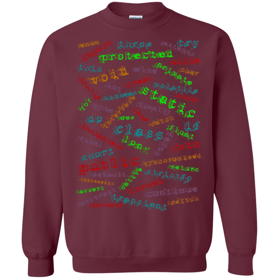 Sweatshirts Maroon / Small Software Artist Crewneck Sweatshirt