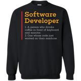 Sweatshirts Black / Small Software Developer Crewneck Sweatshirt
