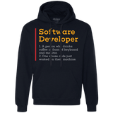 Sweatshirts Navy / Small Software Developer Premium Fleece Hoodie