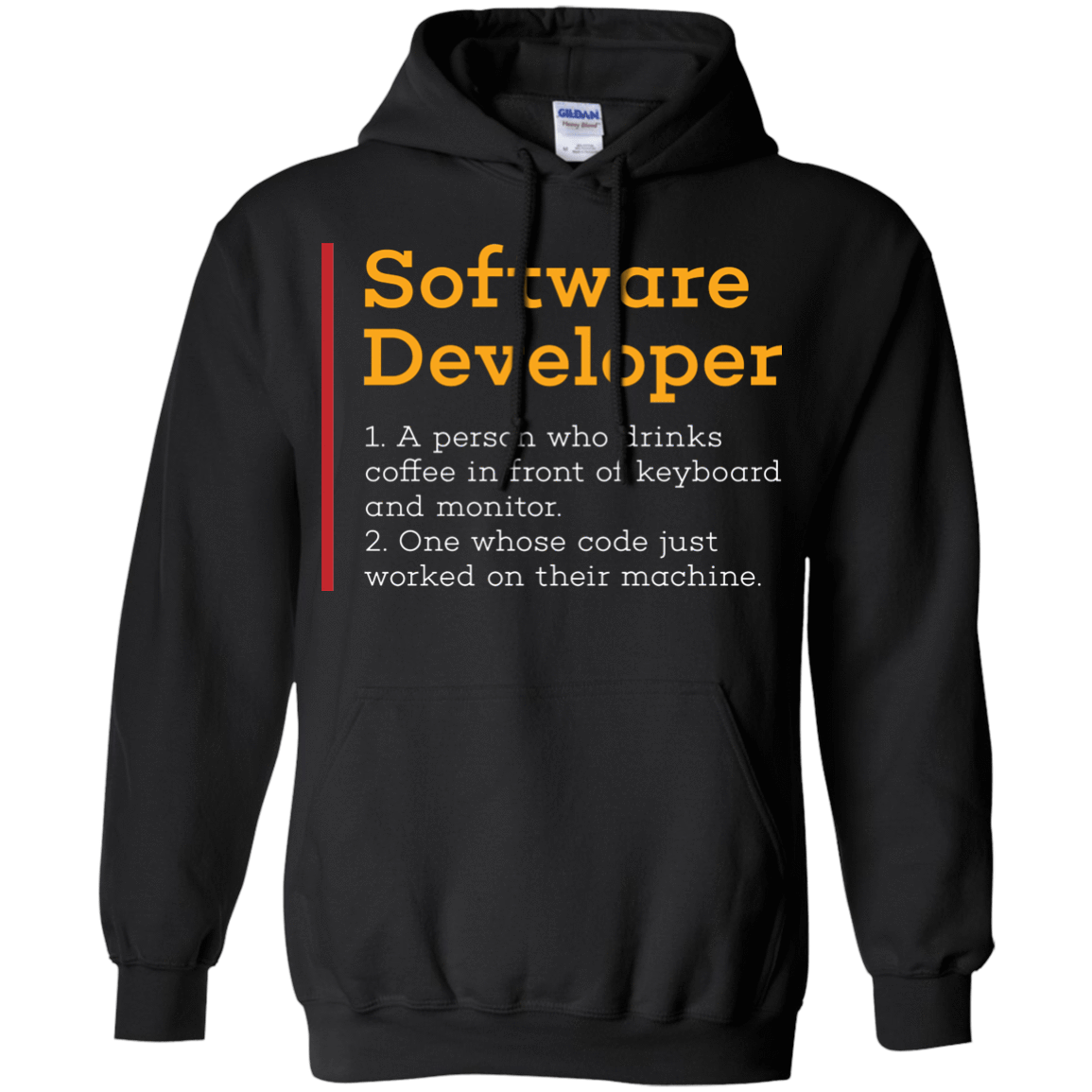 Sweatshirts Black / Small Software Developer Pullover Hoodie