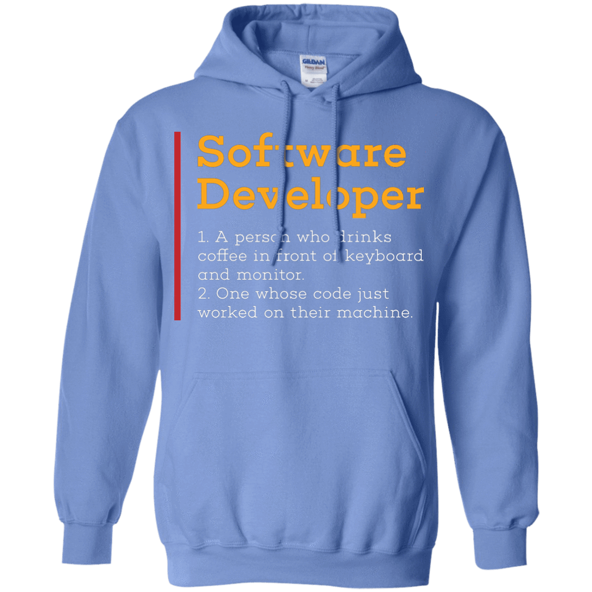 Sweatshirts Carolina Blue / Small Software Developer Pullover Hoodie