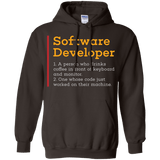 Sweatshirts Dark Chocolate / Small Software Developer Pullover Hoodie