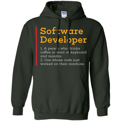 Sweatshirts Forest Green / Small Software Developer Pullover Hoodie