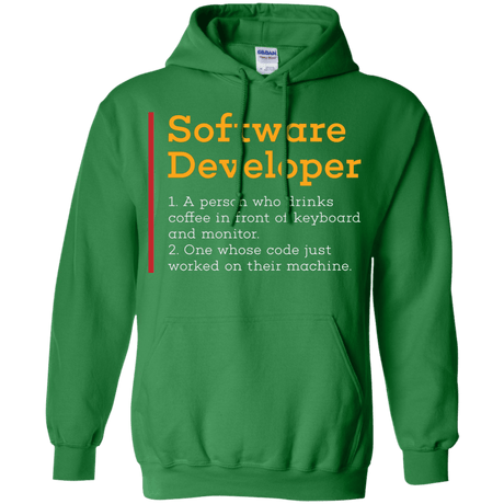 Sweatshirts Irish Green / Small Software Developer Pullover Hoodie