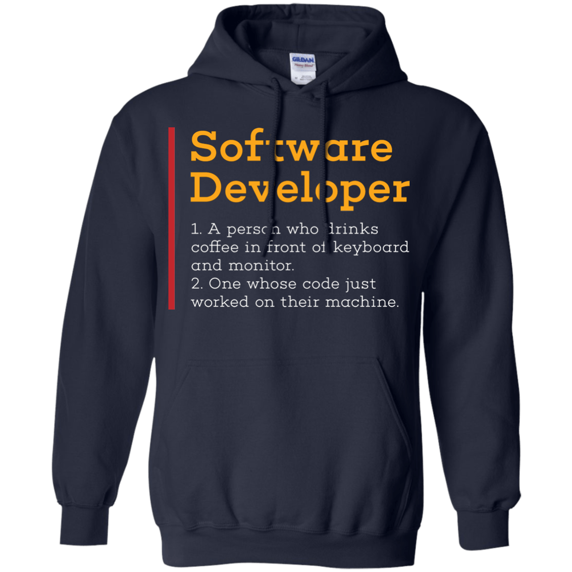 Sweatshirts Navy / Small Software Developer Pullover Hoodie