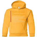 Sweatshirts Gold / YS Software Developer Youth Hoodie