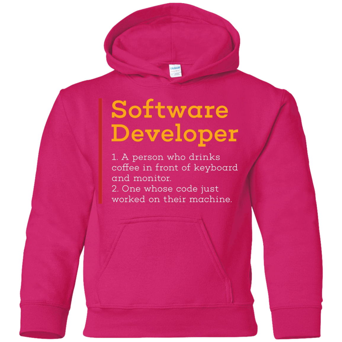 Sweatshirts Heliconia / YS Software Developer Youth Hoodie