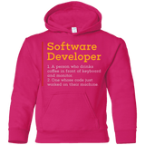 Sweatshirts Heliconia / YS Software Developer Youth Hoodie
