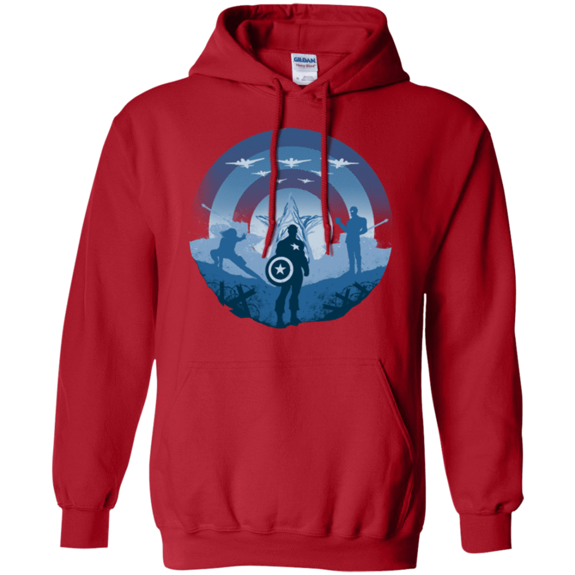 Sweatshirts Red / Small Soldier of Freedom Pullover Hoodie