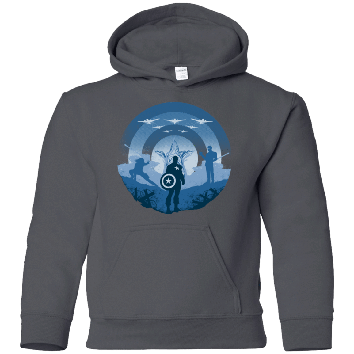 Sweatshirts Charcoal / YS Soldier of Freedom Youth Hoodie