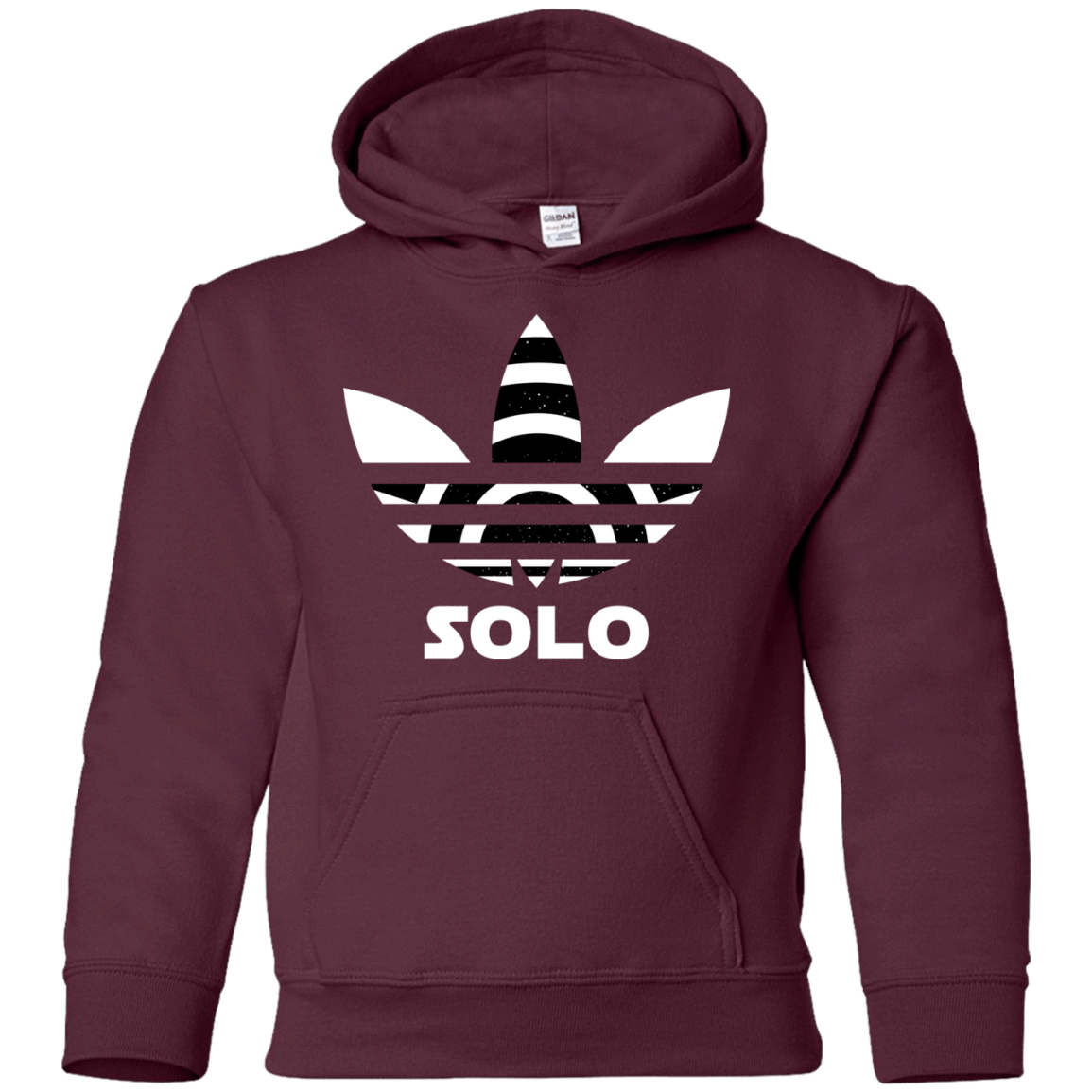 Sweatshirts Maroon / YS Solo Youth Hoodie