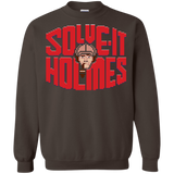 Sweatshirts Dark Chocolate / Small Solve It Holmes Crewneck Sweatshirt