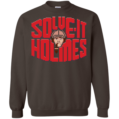 Sweatshirts Dark Chocolate / Small Solve It Holmes Crewneck Sweatshirt