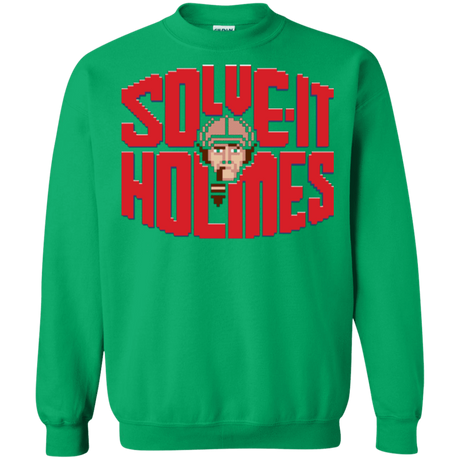 Sweatshirts Irish Green / Small Solve It Holmes Crewneck Sweatshirt