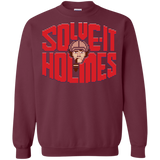 Sweatshirts Maroon / Small Solve It Holmes Crewneck Sweatshirt