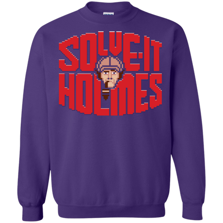 Sweatshirts Purple / Small Solve It Holmes Crewneck Sweatshirt