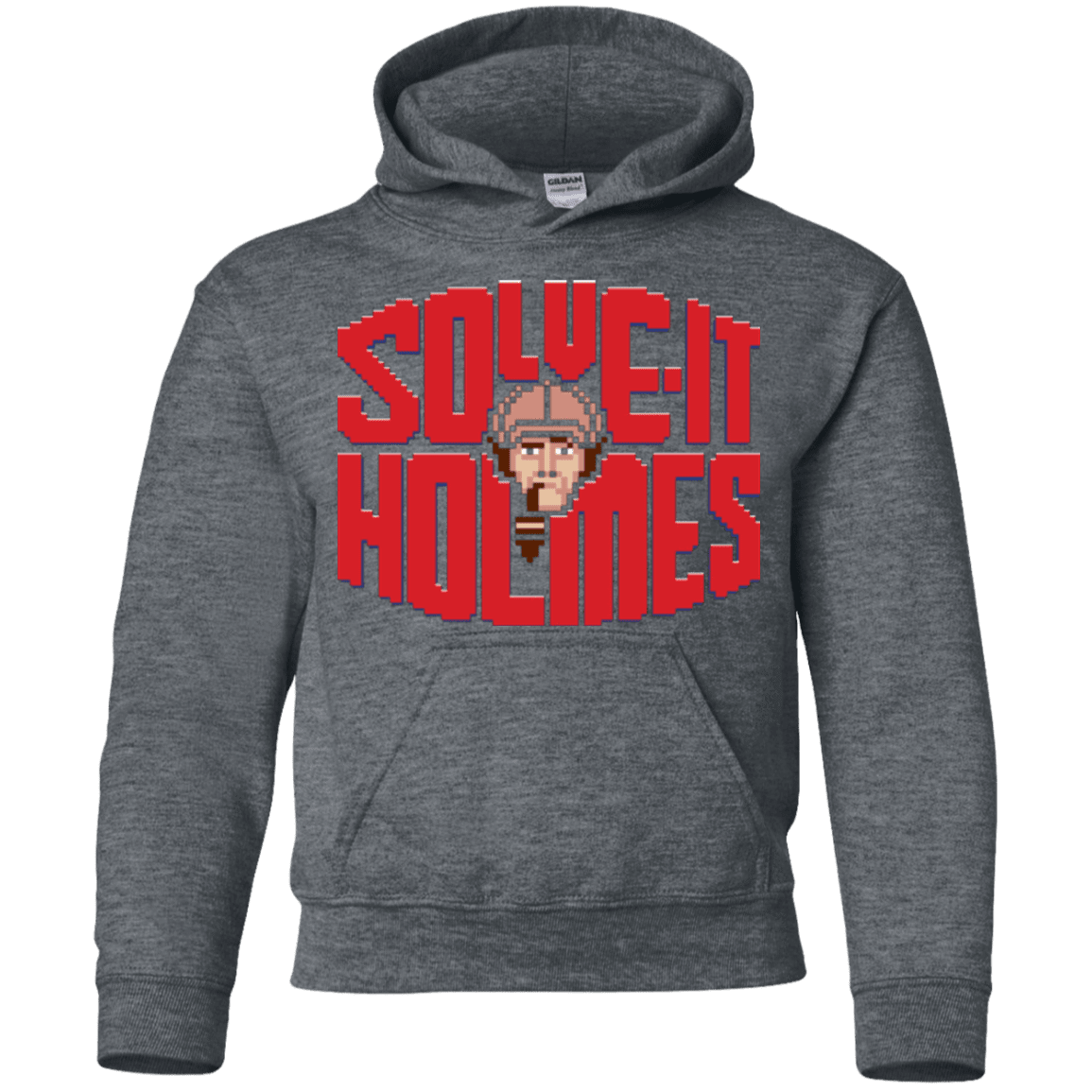 Sweatshirts Dark Heather / YS Solve It Holmes Youth Hoodie