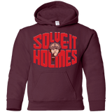 Sweatshirts Maroon / YS Solve It Holmes Youth Hoodie