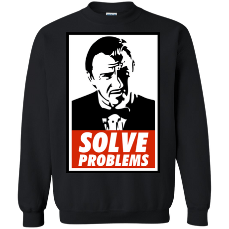 Sweatshirts Black / Small Solve problems Crewneck Sweatshirt