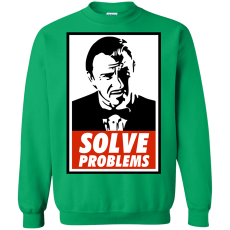 Sweatshirts Irish Green / Small Solve problems Crewneck Sweatshirt