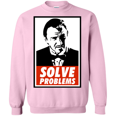 Sweatshirts Light Pink / Small Solve problems Crewneck Sweatshirt