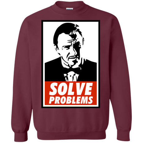 Sweatshirts Maroon / Small Solve problems Crewneck Sweatshirt