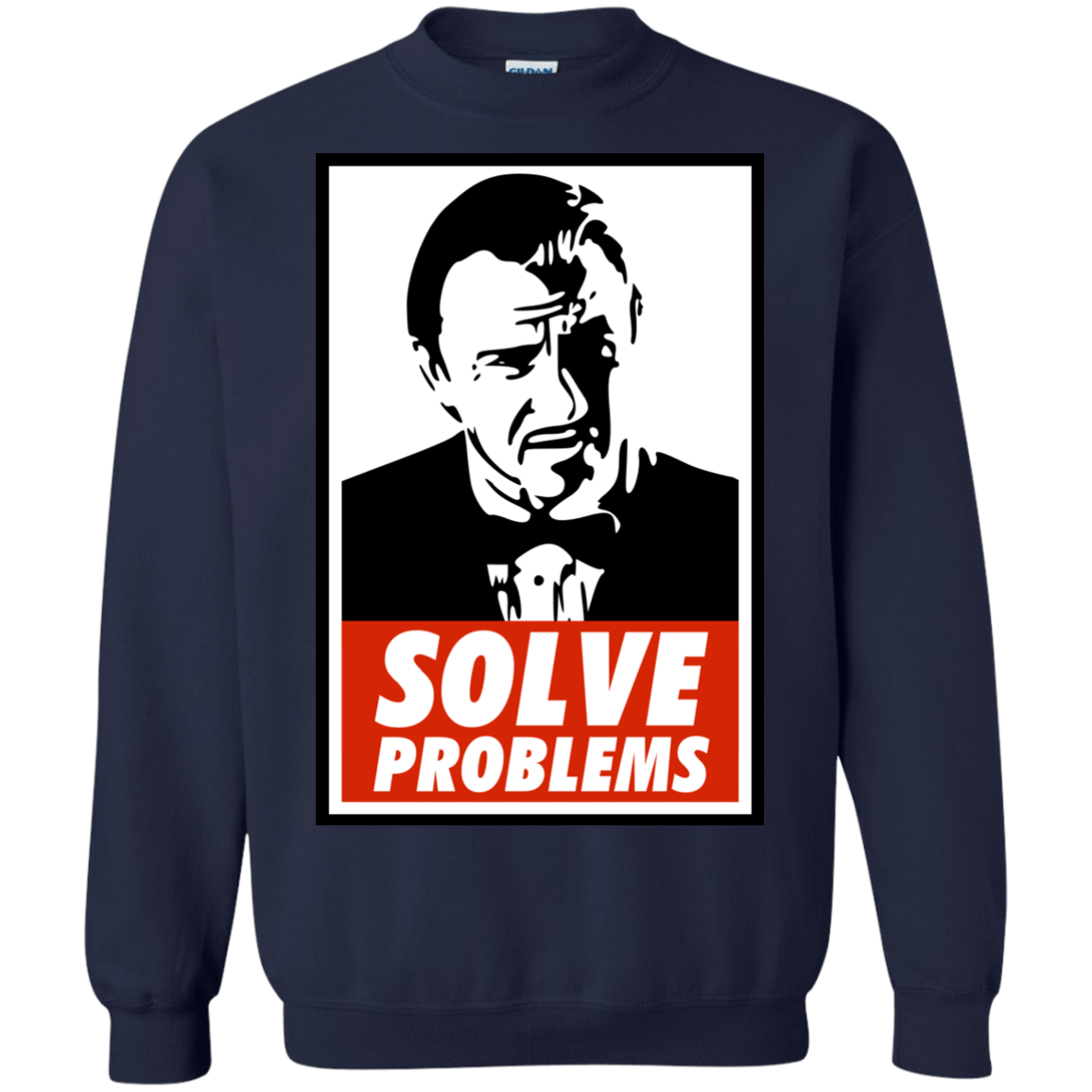Sweatshirts Navy / Small Solve problems Crewneck Sweatshirt