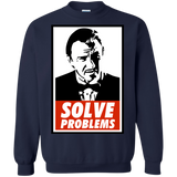 Sweatshirts Navy / Small Solve problems Crewneck Sweatshirt