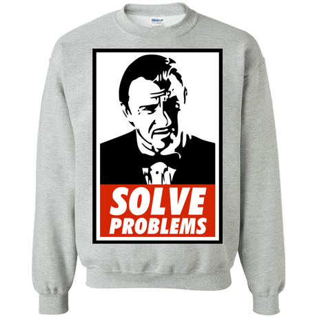 Sweatshirts Sport Grey / Small Solve problems Crewneck Sweatshirt